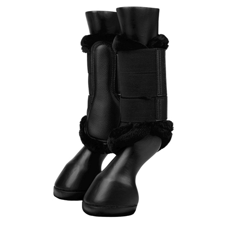 LeMieux Fleece Edged Mesh Brushing Boots 1