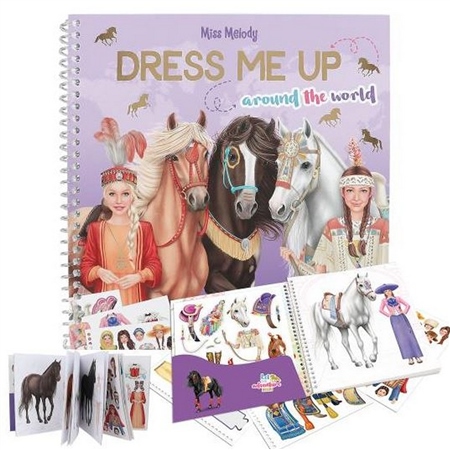 Depesche Miss Melody Dress Me Up Sticker Book 1