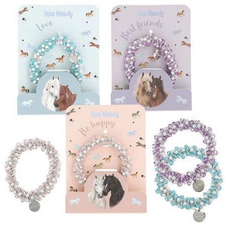Depesche Miss Melody Hair Bracelet With Beads 1